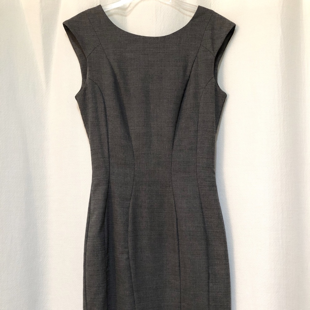 H&M Fitted Gray Dress